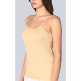 Momslab Kadın Ten Rengi Pamuklu İp Askılı Atlet, 2XL Beden, 6'lı Paket mom2103265985