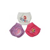 Momslab Kız Bebek Çocuk Desenli Sevimli 3 Lü Alıştırma Külodu Bebek Bezi Sızdırmaz, Renkli, 3-4-yas