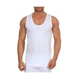 Momslab Klasik Erkek Atlet, 6'lı Set, 3, nıTE01, Beyaz