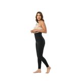 Momslab Korseli Termal Peluşlu Dikişsiz Bayan Tayt (Siyah)