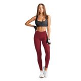 MOMSLAB PARLAK KORSELİ DİSCO TAYT (BORDO / 2XL)
