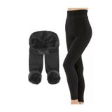 Momslab Peluş Tayt S-M, S-M, MARLK1594, Siyah, kadın