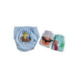 Momslab Poopes Erkek Bebek 3'lü Alıştırma Külodu 60155 (Karışık / 2 YAŞ)