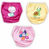 Momslab Poopes100 Pamuk Kombin Alıştırma Külodu 3'Lü (GÜL-SARI-PEMBE / 3-4 Yaş)