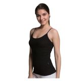 Momslab Pure Kadın Termal Ince Askılı Atlet 30004 - Siyah (SİYAH/L)