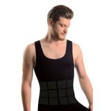 Momslab Siyah Erkek Korse Atlet (SİYAH/XXL)