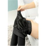 Momslab Siyah Zeymod Peluş Tayt (SİYAH/L/XL)