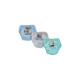 Momslab Storybaby - 3lü Erkek Alıştırma Külodu - Ayılı Set
