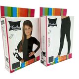 Momslab Termal Kız çocuk Tayt Ve Body Takım -20 +20 derece tam koruma (SİYAH / 5-7 Yaş)