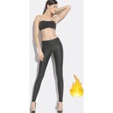 Momslab Termal Peluş Ince Tüylü Tayt (SİYAH / 2XL)