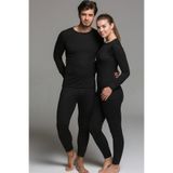 Momslab Unisex Termal İçlik Takım, Siyah-Haki, S Beden Yeti