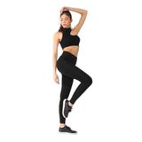 Momslab Yüksek Bel Toparlayıcı Çelik Kumaş Tayt (siyah/XL)
