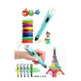Mom'sMiracles 3d Kalem 3d Pen Usb Kablolu Üç Boyutlu Yazıcı Kalem Printer-renk (3 Adet Filament Hediyeli )