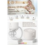 Momy S9 Pro Süt Artıran, Akıllı Giyilebilir Kablosuz Göğüs Pompası – Sessiz & Eller Serbest Sağım - Beyaz