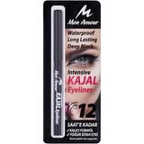 Mon Amour Kajal Eyeliner, Waterproof, Deep Black, 12 Saat Kalıcı - Standart - Çok Renkli