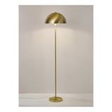 Mon Chevalon Modern Tasarım Mars Dekoratif Lambader Ayaklı Abajur Metal Eskitme Gold Bej