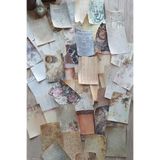 Mona Craftist 100 Adet Eskitme Vintage Temalı Scrapbook Kağıt Seti Bullet Journal Dekupaj Kağıdı