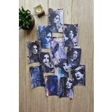Mona Craftist 12 Adet Scrapbook Gothic Girl Temalı Scrapbook Kağıt Seti Bullet Journal Dekupaj Kağıdı Gotik Kız