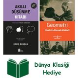 Mona Kitap Akıllı Düşünme Kitabı + Geometri + Dünya Klasiği Hediye - Hayır