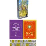 Mona Kitap Evrensel Tarot + Tarot Nasıl Bakılır + Tarot Kartları ve Anlamları 3'lü Set + Mat. Öğreten Cetvel