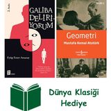 Mona Kitap Galiba Deliriyorum + Geometri + Dünya Klasiği Hediye - Hayır
