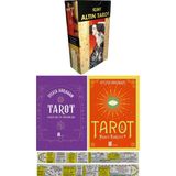Mona Kitap Klımp Altın Tarot + Tarot Kartları ve Anlamları + Tarot Nasıl Bakılır 3'lü Set + Mat. Öğreten Ayraç
