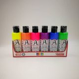 Mona Lisa Multi Akrilik Boya Fosforlu 6 Renk 6x70 ml SD1006F Parlak ve Örtücü Özellikte