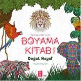 Mona Yetişkinler İçin Boyama Kitabı - Doğal Hayatlar