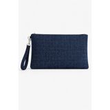 MONAAR Simli Parıltılı Tüvit Clutch Portföy Çanta Tablet Uyumlu