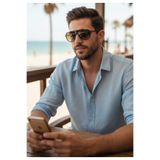 MONAL EYEWEAR BLACK TO BLACK DRIP MODEL UV400 SUNGLASSES