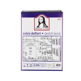 Monalisa A4 120 gr 50 Yaprak Telli Eskiz Defteri