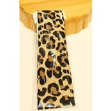 Monalisa Home Lüks Leopar Desenli Gösterişli Elastik Saç Bandana