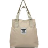 Monalisa Home Patlı Kadın Shopper Omuz Çantası - Bej