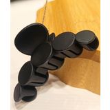 Monalisa Home Sert Plastik6cm Lüks Siyah Mandal Toka