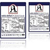 Monalisa Mona Lisa Eskiz Defteri (Sketch Book) A4 ve A5 Seti (2 Adet Defter)