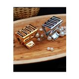monalisatoka Kadın Gold,Gümüş 2'Li Mandal Toka (5cm)