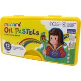 Monami Çantalı Pastel Boya 12 Renk ile Yaratıcı Çizimler İçin Pratik Çözüm