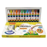 Monami PBL3065 12 Renk Yağlı Pastel Boya