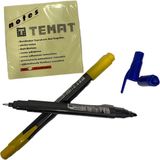 Monami Prism 402 Çift Uçlu ( M + F ) Twin Liner 2 Renk & Temat Yapışkanlı Not Kağıdı