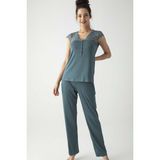 Monamise 19303 Yeşil Kadın Pijama Takımı