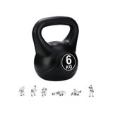 Monark 6 Kg Kettlebell Çaydanlık Tipi Dambıl Ağırlık Siyah, PRA-9633597-5452