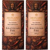 Monart Sütlü Acı Biberli Çikolata 2X(100GR) - 1 Adet