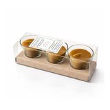 MONARTY Balmumu Mum, 50 ml Cam Bardak Tealight Mum, 3x16 Saat Yanma Süresi, Doğal Bal Mumu, Sarı, 3'lü Paket Tealight