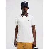 Monch.ler Erkek Pike Polo T-Shirt Tam Kalıp - Beyaz - XL