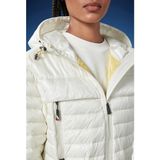 Moncler Eibing Kısa Kaz Tüyü Kadın Ceket - Krem