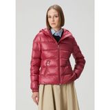 Moncler Glesse Kırmızı Kapüşonlu Mont - 0
