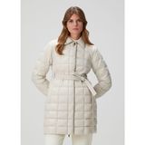 Moncler Krem Kapitoneli Mont - 1