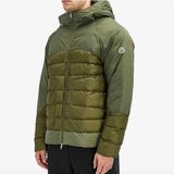 Moncler Logo Yazılı Yeşil Erkek Mont - XL