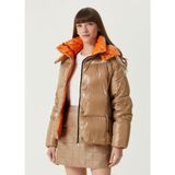 Moncler Parana Bej Kapüşonlu Puff Mont - 5