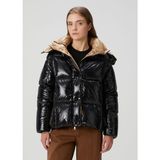Moncler Parana Siyah Kapüşonlu Puffer Mont - 4